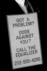 The Equalizer's newspaper advertisement