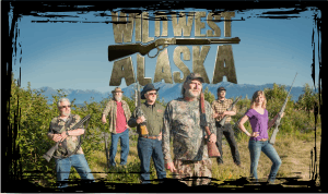 Wild West Alaska logo and photo of the cast